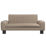 Vidaxl hondenmand 70x45x30 cm kunstleer cappuccinokleurig