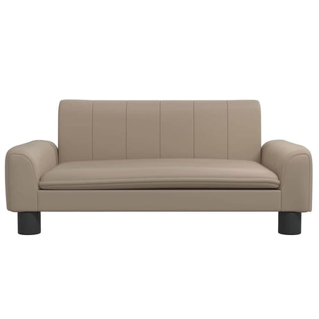 Vidaxl hondenmand 70x45x30 cm kunstleer cappuccinokleurig