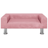 Vidaxl hondenmand 70x45x26,5 cm fluweel roze