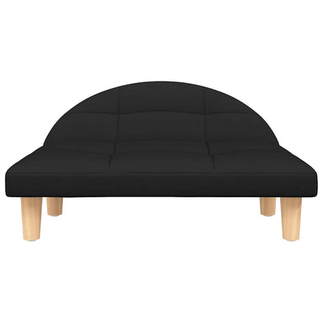 Vidaxl hondenmand 70x52x30 cm stof zwart
