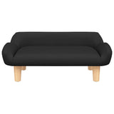Vidaxl hondenmand 70x40x24 cm stof zwart