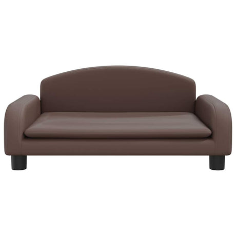 Vidaxl hondenmand 70x45x30 cm kunstleer bruin