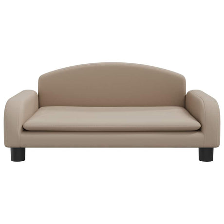 Vidaxl hondenmand 70x45x30 cm kunstleer cappuccinokleurig