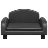 Vidaxl hondenmand 50x40x30 cm kunstleer zwart