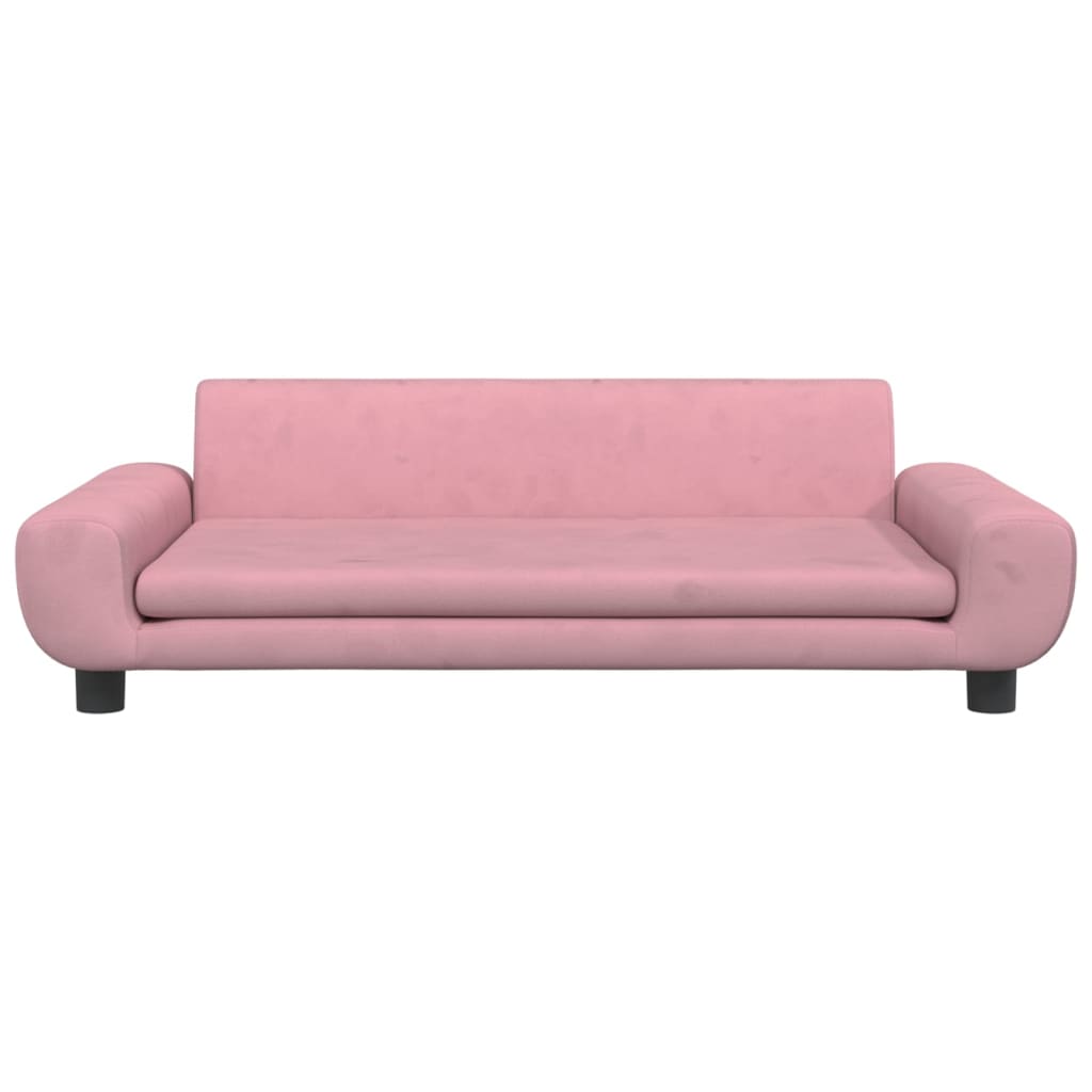 VidaXL Hondenmand 100x54x33 cm fluweel roze