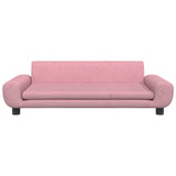 VidaXL Hondenmand 100x54x33 cm fluweel roze