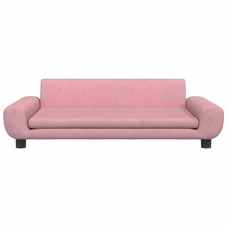 Vidaxl hondenmand 100x54x33 cm fluweel roze