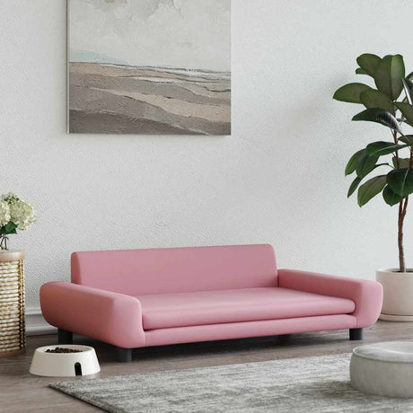 Vidaxl hondenmand 100x54x33 cm fluweel roze