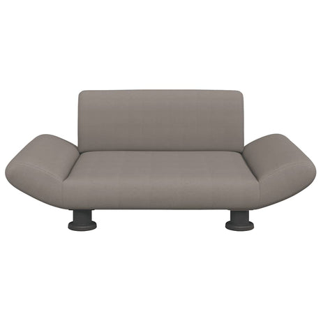 Vidaxl hondenmand 70x45x28 cm stof taupe