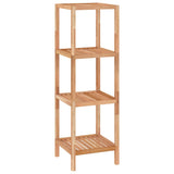 Vidaxl badkamerrek 36x36x112 cm massief walnotenhout