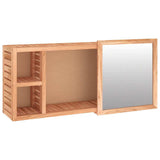 Vidaxl spiegelkast 80x17x34 cm massief walnotenhout