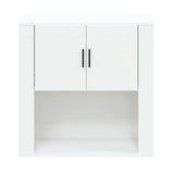Vidaxl wandkast 80x33x80 cm bewerkt hout wit