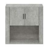 Vidaxl wandkast 80x33x80 cm bewerkt hout betongrijs