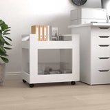 Vidaxl bureaukastje 60x45x60 cm bewerkt hout wit