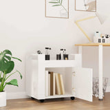 Vidaxl bureaukastje 60x45x60 cm bewerkt hout wit