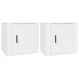 Vidaxl nachtkastjes 2 st 50x39x47 cm wit