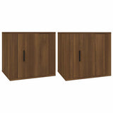 Vidaxl nachtkastjes 2 st 50x39x47 cm bruin eikenkleur