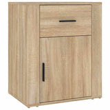 Vidaxl nachtkastje 50x36x60 cm bewerkt hout sonoma eikenkleurig