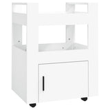 Vidaxl keukentrolley 60x45x80 cm bewerkt hout wit