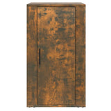 Vidaxl dressoir 40x33x70 cm bewerkt hout gerookt eikenkleurig