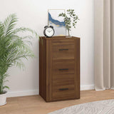 Vidaxl dressoir 40x33x70 cm bewerkt hout bruin eikenkleur