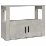 Vidaxl dressoir 80x30x60 cm bewerkt hout betongrijs