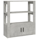 Vidaxl dressoir 80x30x90 cm bewerkt hout betongrijs