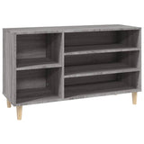 Vidaxl schoenenkast 102x36x60 cm bewerkt hout sonoma grijs