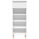 Vidaxl schoenenkast 40x36x105 cm bewerkt hout wit