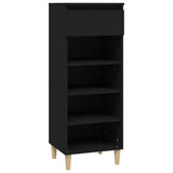 Vidaxl schoenenkast 40x36x105 cm bewerkt hout zwart