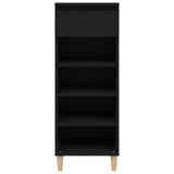Vidaxl schoenenkast 40x36x105 cm bewerkt hout zwart