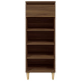 Vidaxl schoenenkast 40x36x105 cm bewerkt hout bruin eikenkleur