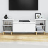 Vidaxl tv-meubel 160x35x55 cm bewerkt hout wit