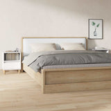 Vidaxl nachtkastjes 2 st 40x35x50 cm wit