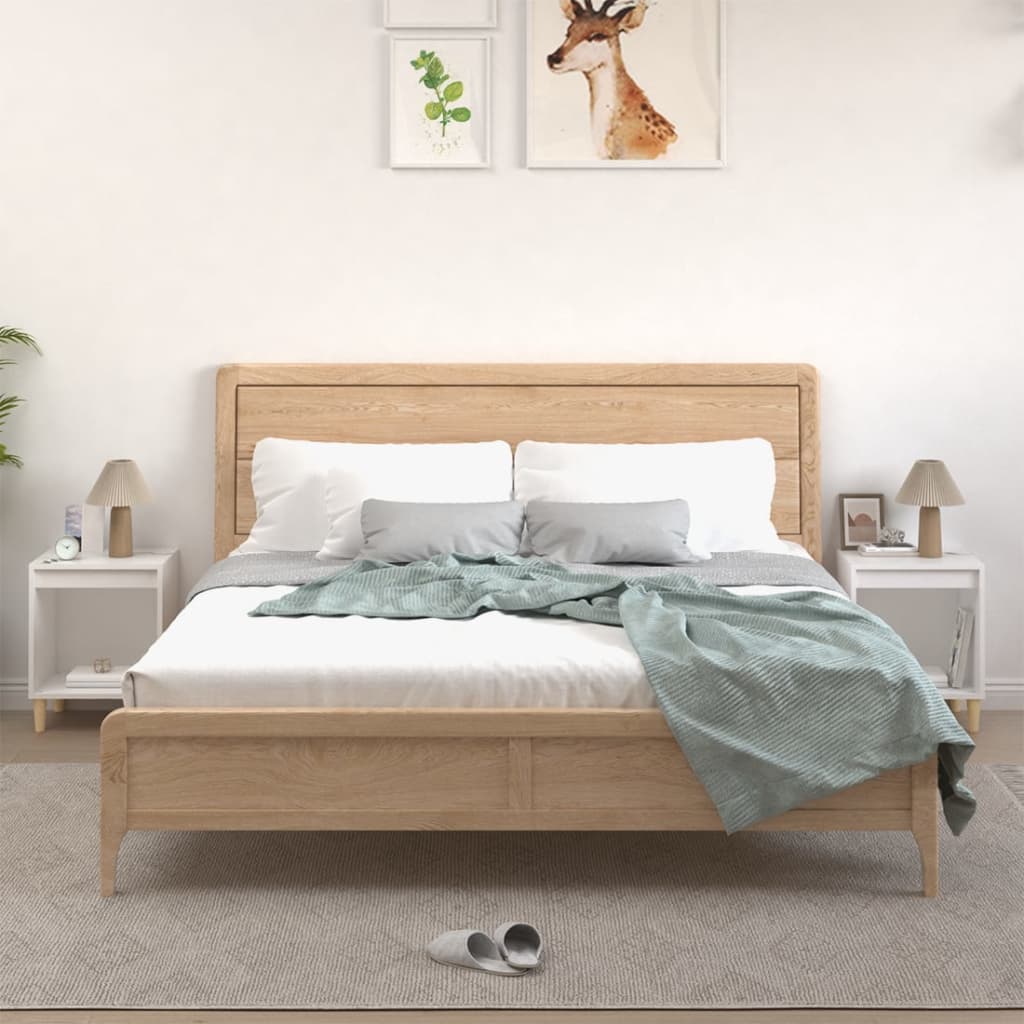 Vidaxl nachtkastjes 2 st 40x35x50 cm wit