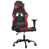 Vidaxl gamestoel kunstleer zwart en rood
