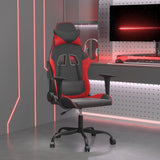 Vidaxl gamestoel kunstleer zwart en rood