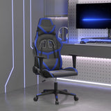 Vidaxl gamestoel kunstleer zwart en blauw