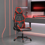 Vidaxl gamestoel kunstleer zwart en rood