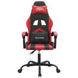 Vidaxl gamestoel kunstleer zwart en rood