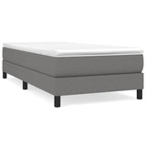 Vidaxl boxspring bed 80x200 cm stof donkergrijs