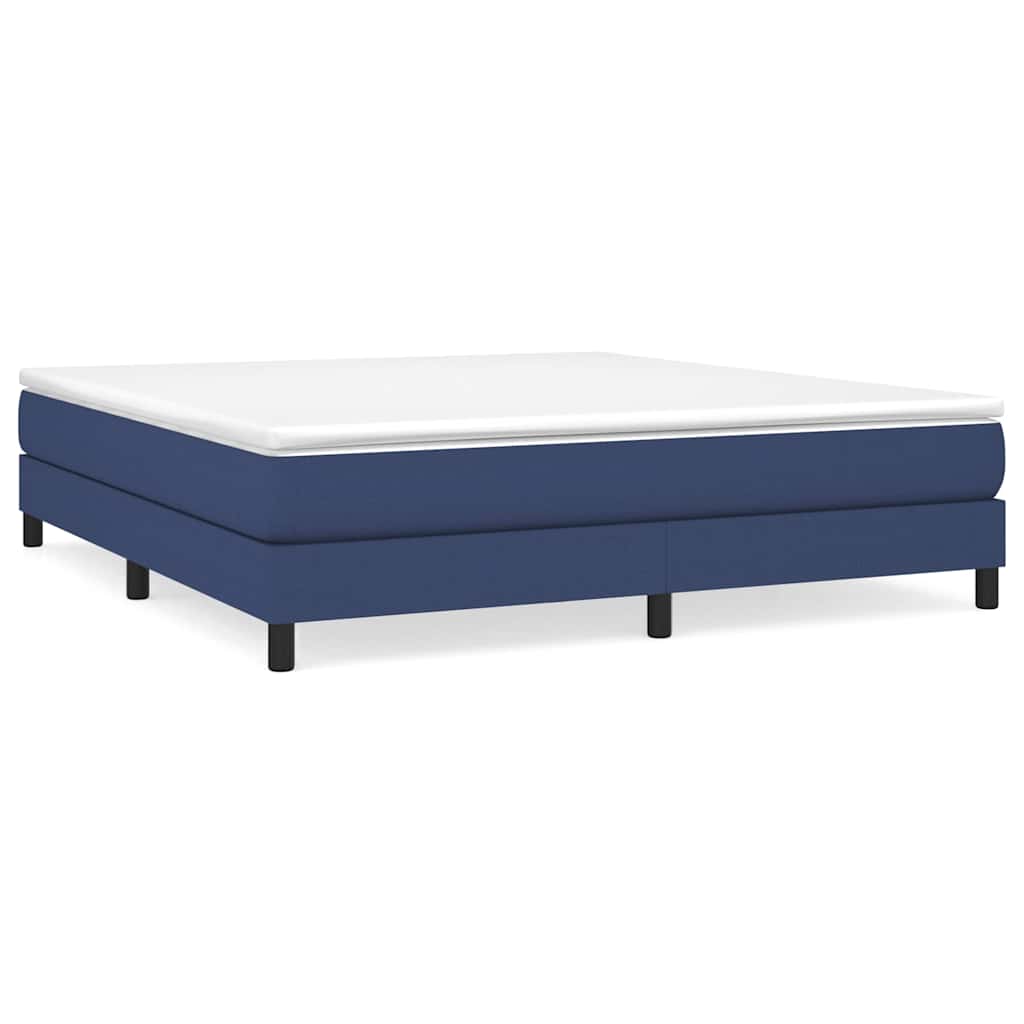 Vidaxl boxspring bed stof blauw 180x200 cm