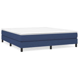 Vidaxl boxspring bed stof blauw 180x200 cm