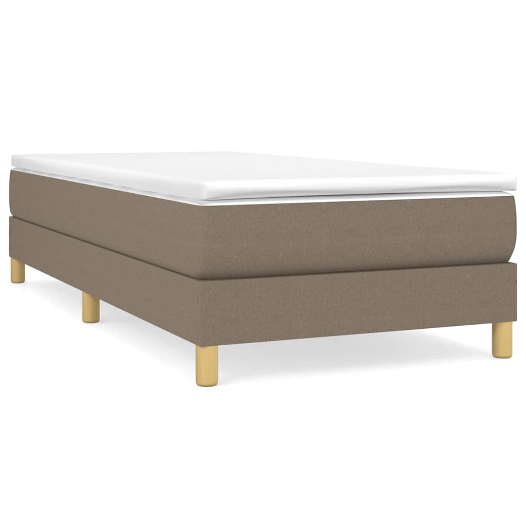 Vidaxl boxspring bed 80x200 cm stof taupe
