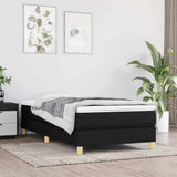 Vidaxl boxspring bed 90x190 cm stof zwart