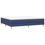 Vidaxl boxspring bed stof blauw 200x200 cm