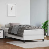 Vidaxl boxspring bed kunstleer wit 100x200 cm