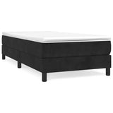 Vidaxl boxspring bed fluweel zwart 80x200 cm