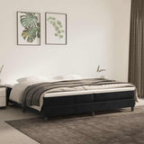 Vidaxl boxspring bed 200x200 cm fluweel zwart
