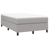 Vidaxl boxspring bed 120x200 cm stof lichtgrijs